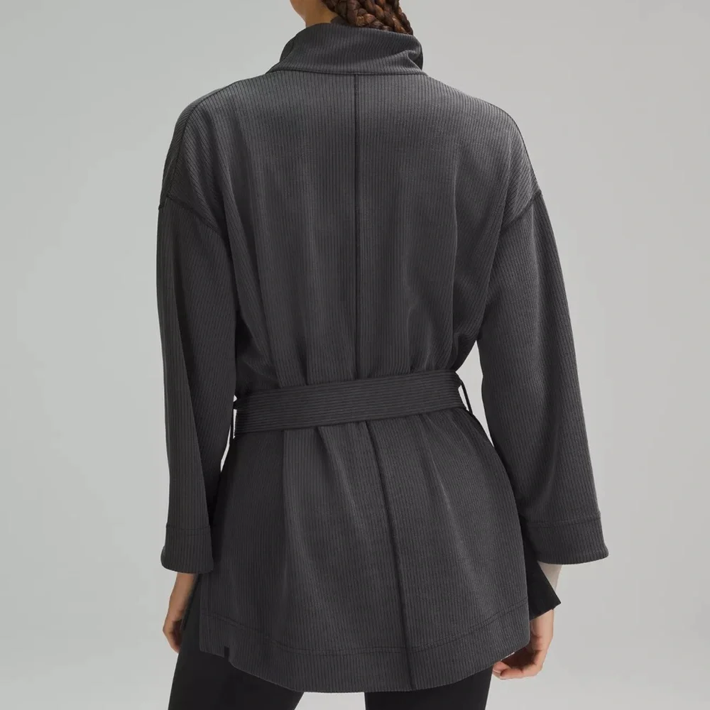 Lululemon Ribbed Softstreme Belted Wrap Robe - Picture 3 of 6